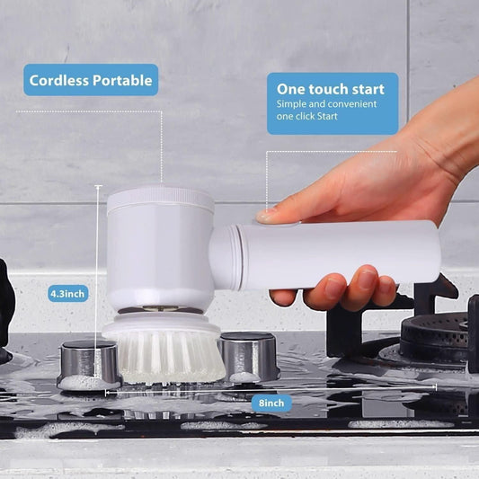 5 in 1 Electric Rotary Scrubber